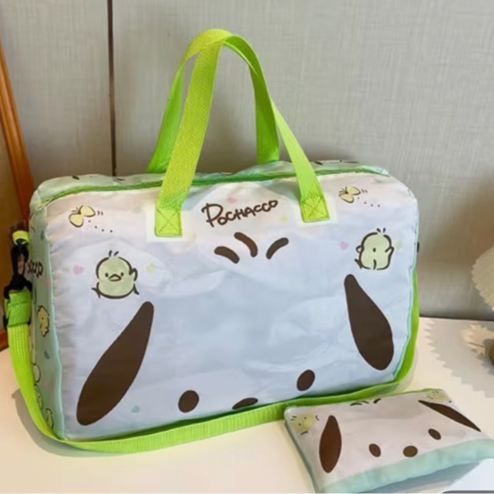 ❤️❤️SANRIO MYSTERY BUNDLE with Pochacco Crossbody Duffle and Pouch